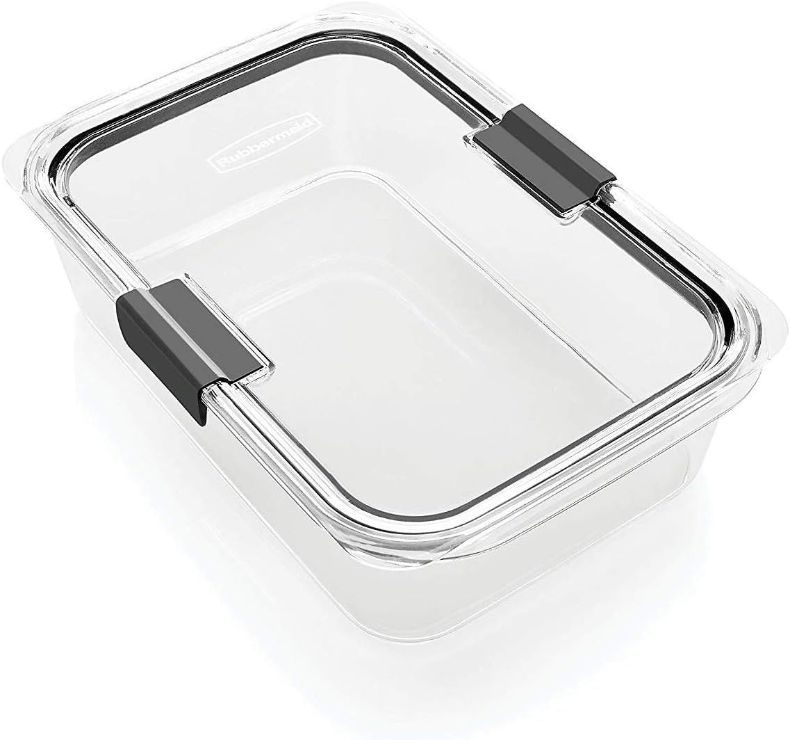 Rubbermaid Brilliance Large Food Storage Container | BPA-Free Airtight Food Storage Container | 2.3 L (9.6 Cup)