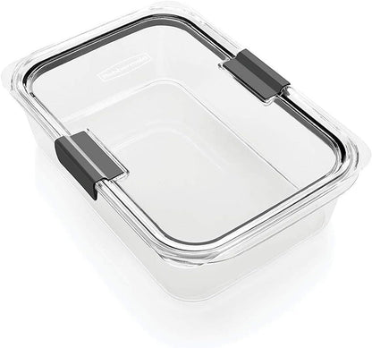 Rubbermaid Brilliance Large Food Storage Container | BPA-Free Airtight Food Storage Container | 2.3 L (9.6 Cup)