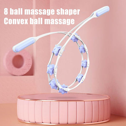 Back Massage Tool, Back Massager – Fitness Tool for Reshaping Abdominal Legs Belly Neck Shoulders and Muscles