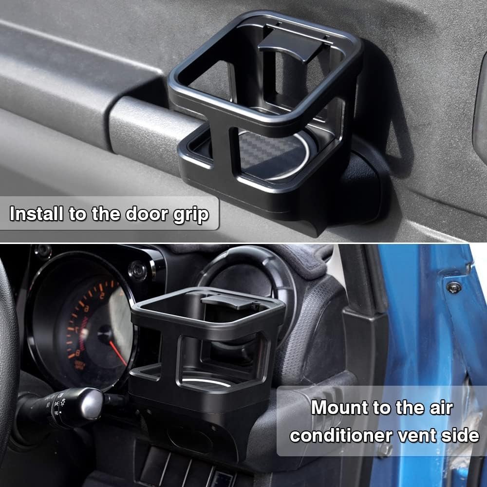 Autorder Custom Fit for Interior Accessories Suzuki Jimny 2019-2023 JB64 JB74 Water Cup Holder Mount Bracket Drinkes Support