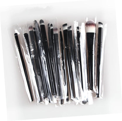 OFFIGAM 20 Pezzi pennello da trucco spazzola portatile makeup brush set makeup kit make up brushes set kit makeup pennello per cipria strumenti per il trucco accessorio cosmetico Black