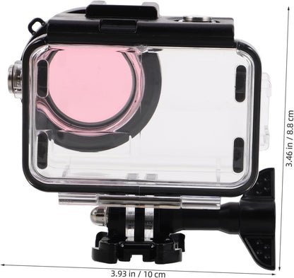 KOMBIUDA Transparent Camera Case Durable Protective Cover for Cameras for Underwater