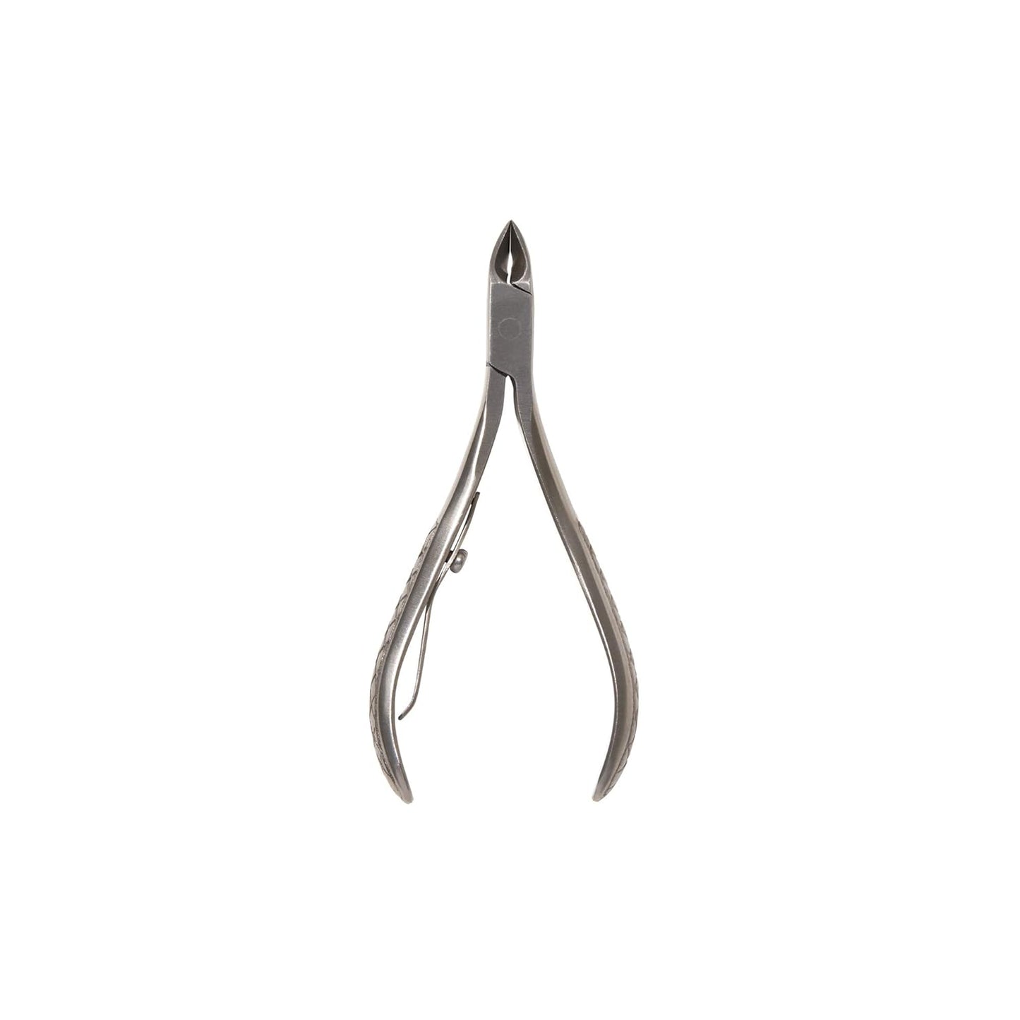 Revlon Half Jaw Cuticle Nipper, Manicure Tool for Nail Care, Hangnail Clipper, For More Precise Trims, Non-Slip Grip, Stainless Steel, 1 Count