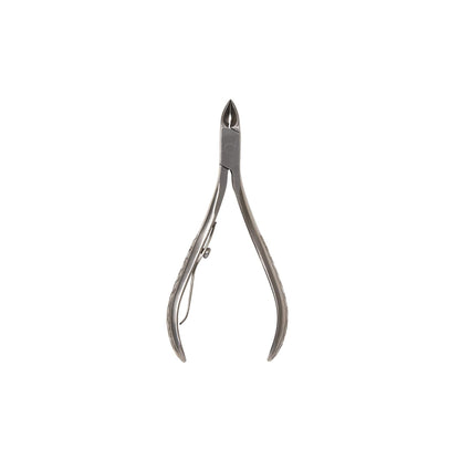 Revlon Half Jaw Cuticle Nipper, Manicure Tool for Nail Care, Hangnail Clipper, For More Precise Trims, Non-Slip Grip, Stainless Steel, 1 Count