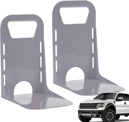 Trunk Storage Box Fixer, L Shape Cargo Blocks, 7.28x5.31x4.53 inches Secure Car Trunk Organizer, Space Saving Holder, Non Slip Fixing Tool for Travel, Daily Commutes