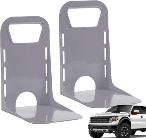 Trunk Storage Box Fixer, L Shape Cargo Blocks, 7.28x5.31x4.53 inches Secure Car Trunk Organizer, Space Saving Holder, Non Slip Fixing Tool for Travel, Daily Commutes