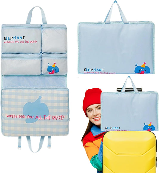 Underwear Storage Bag, Bra Socks Organizer for Travel, Moving Packing Case, Foldable Organization Pouch for Closet Dorm Hotel Daily Use