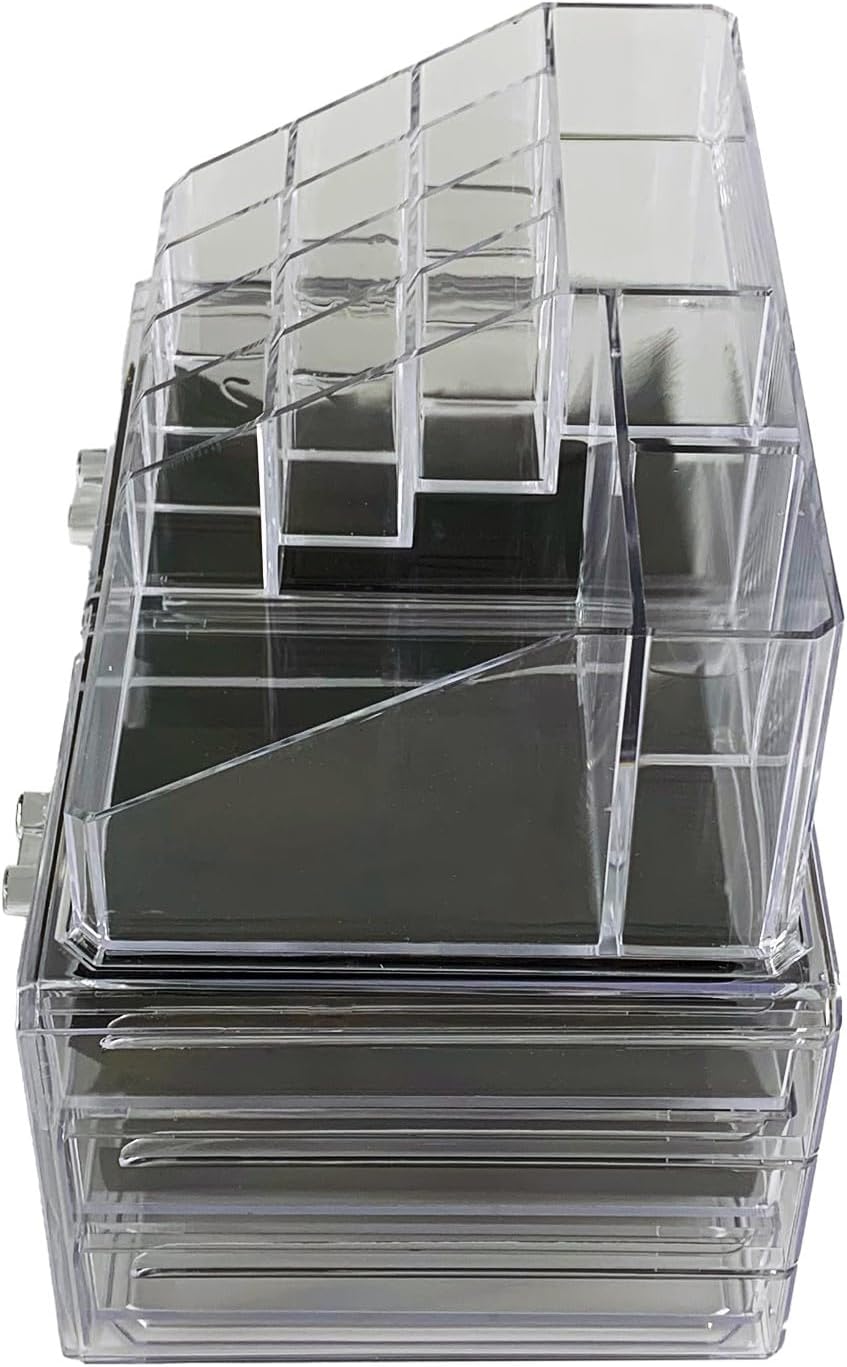 tempo di saldi Transparent Organiser for Cosmetic Accessories, Ideal for Make Up Products