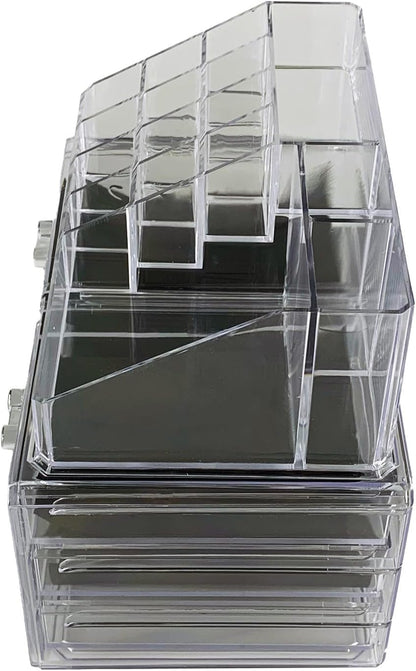 tempo di saldi Transparent Organiser for Cosmetic Accessories, Ideal for Make Up Products