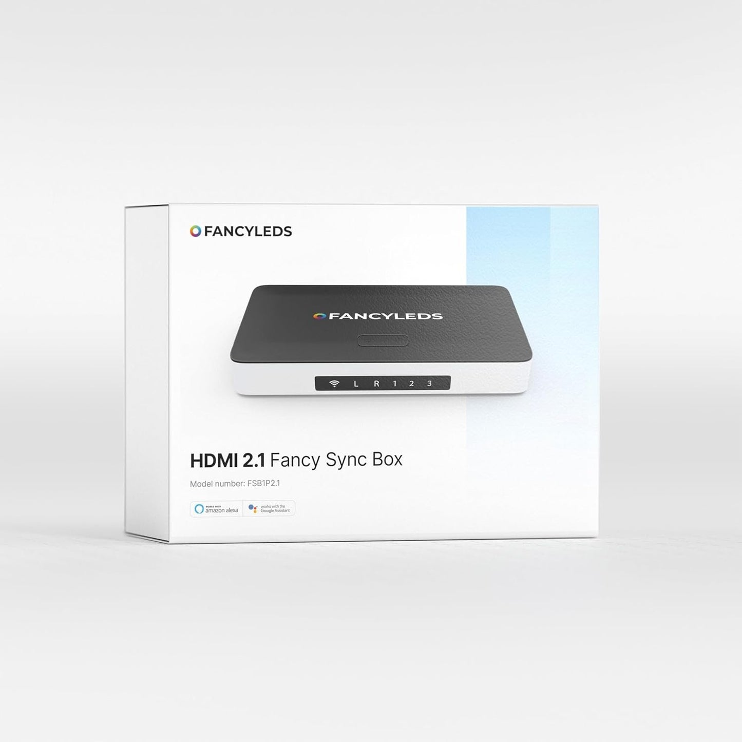 Fancyleds HDMI 2.1 Fancy Sync Box Streaming Media Player Syncing Device; 4K 120Hz, HDR, Movies Supported (for 70" to 95" TVs)