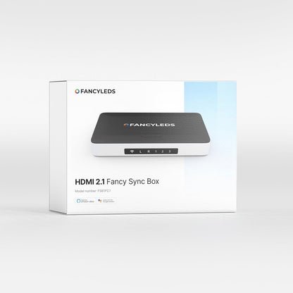 Fancyleds HDMI 2.1 Fancy Sync Box Streaming Media Player Syncing Device; 4K 120Hz, HDR, Movies Supported (for 70" to 95" TVs)