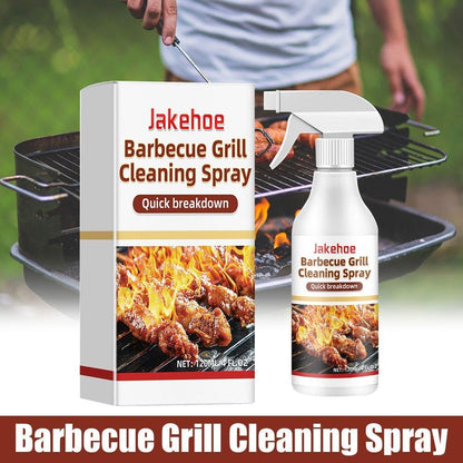 Wmool 120ml Portable Outdoor Barbecue Rack Cleanser Atomizing Strong Deoiling Stain Outdoor Easy Removal Use Cleaning Essentials Remover For Kit Grate Grill, Spray BBQ Degreaser BBQ &