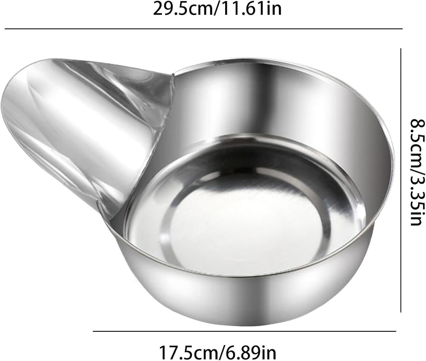 Kitchen Food Kitchen - Duck Duck Fried Food Spoop | Stainless Steel Cooking Utensil for Stirring, Portion, Meal Prep, Ideal Tool for French Fries, Sauces