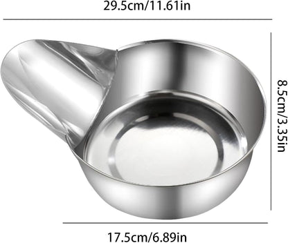 Kitchen Food Kitchen - Duck Duck Fried Food Spoop | Stainless Steel Cooking Utensil for Stirring, Portion, Meal Prep, Ideal Tool for French Fries, Sauces