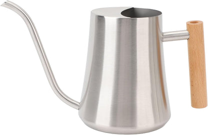 Elegante Lattina a Bordo Interno con Manico da Becco e in Legno - Design in Acciaio Colorato per Piante Domestiche, Ers, Succulente e Bonsai L Opachi Opachi (#3)