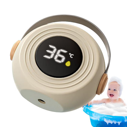Baby Bath Temperature Gauge, Digital Water Thermometer with LCD Display Sensor 11 x 10 cm, Accurate Heat Monitor Tub Shower Pool, Baby Safety Tool for Bathroom Swimming Time
