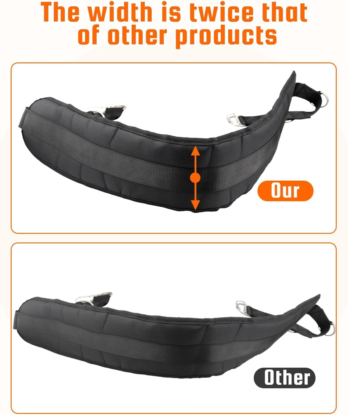 𝑻𝒉𝒊𝒄𝒌 𝑼𝒑𝒈𝒓𝒂𝒅𝒆𝒅 Adjustable Leg Press Rowing Strap, Fit for Bowflex Home Gym accessories, Fit for Ultimate 2 Blaze Elite Sport Blaze Sport Gym