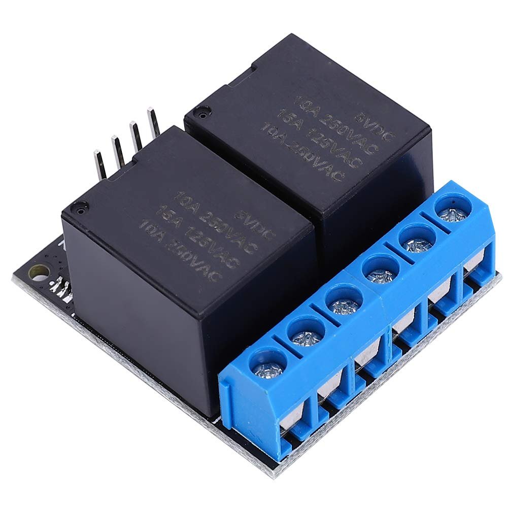 SL25A02 Two-Channel Bistable Self Locking Relay Module Low Level Control Switch for Home Automation