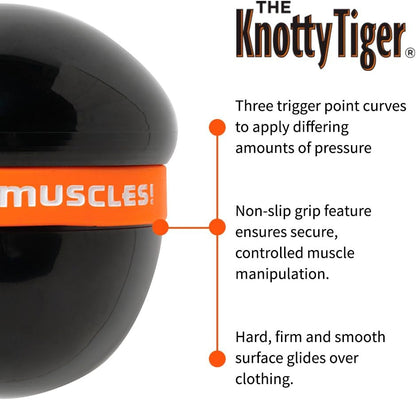 Tiger Tail Knotty Tiger Knot Buster Massage Ball Tool Delivers Elbow Deep Pressure Relieving Hands Fingers Thumbs from Fatigue