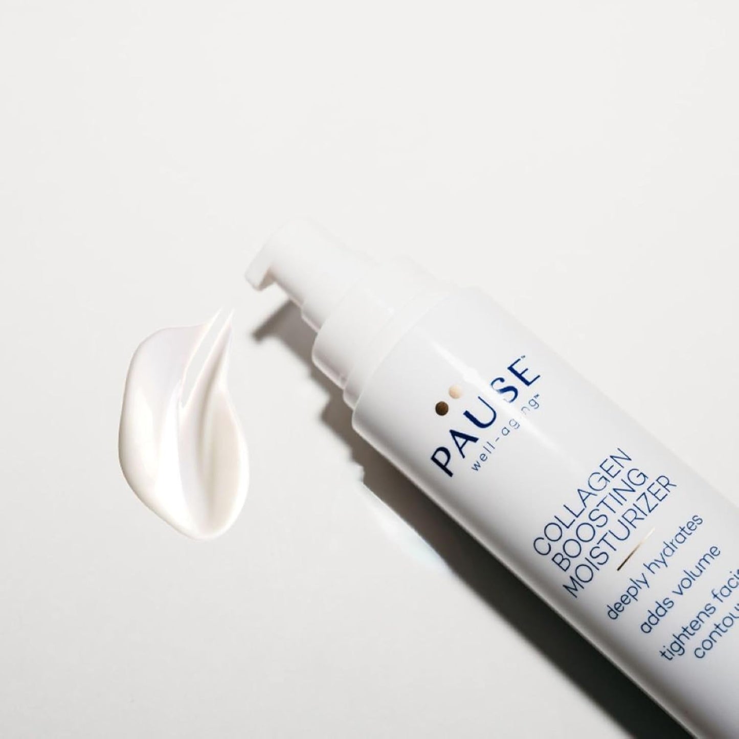 Pause Well-Aging Collagen Boosting Moisturizer - Peptide Rich Moisturizer For Skin Care - Hydrating Wrinkle Cream For Face - Made with Hyaluronic Acid, Vitamin B3 and Vitamin C - 2 fl oz