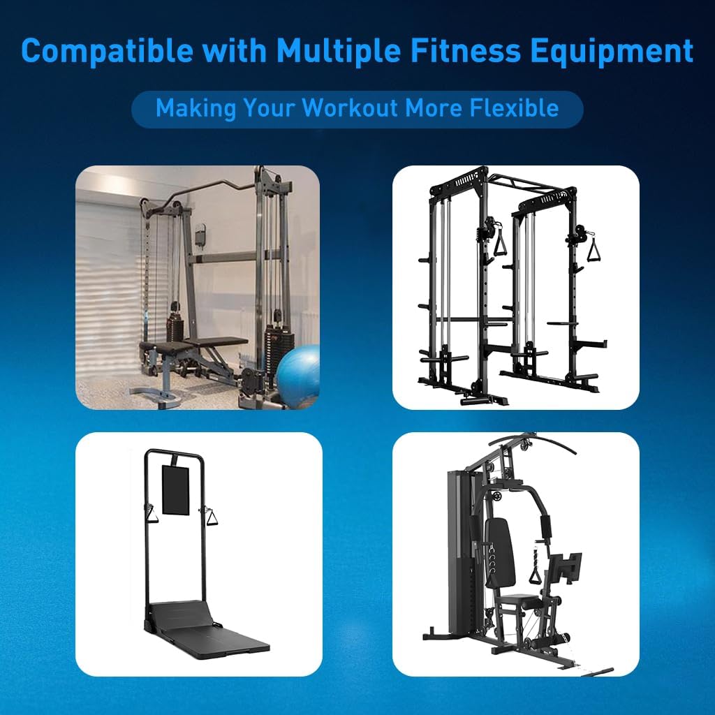 FYGL 2-in-1 Extender Belt & Resistance Bands Sleeve - Ideal for Speediance Gym Monster & All Gym Machines - Ultimate Home Gym Accessories for Pulley & Cable Systems, Solving Arm-Rubbing Woes