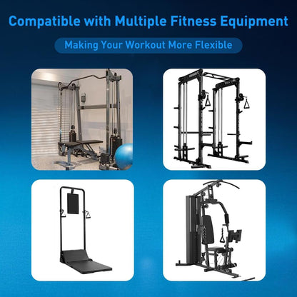 FYGL 2-in-1 Extender Belt & Resistance Bands Sleeve - Ideal for Speediance Gym Monster & All Gym Machines - Ultimate Home Gym Accessories for Pulley & Cable Systems, Solving Arm-Rubbing Woes