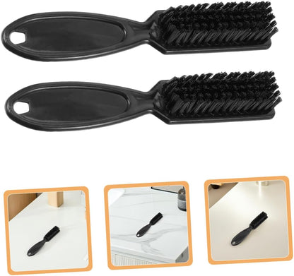 SHERCHPRY 4 Pezzi Spazzola Per Pennello Per Cure Lale Clipper Pulitore Per Attrezzi Da Barbiere Rifere Di Cura Pennello Per La Pulizia Dei Salone Black Plastica