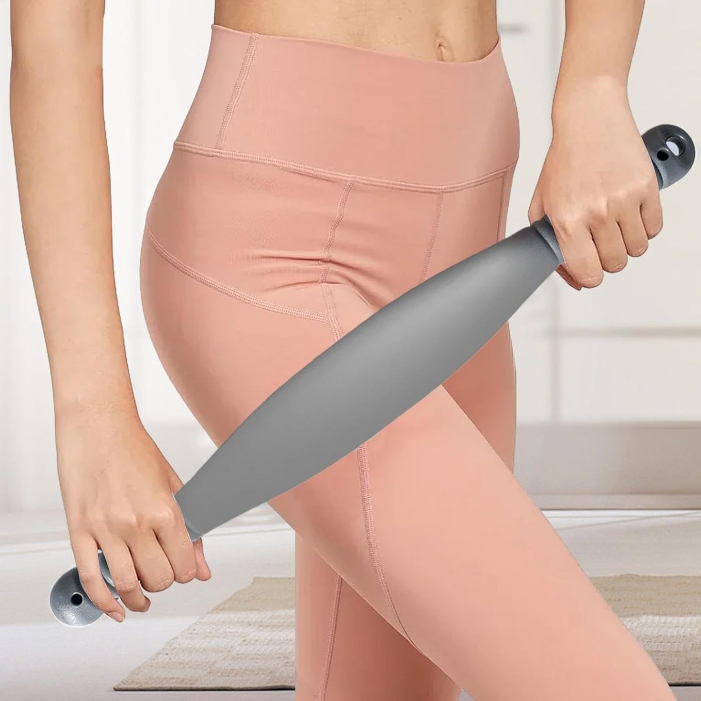 Furtryvl Handheld Massager Roller - Steel Ball Massage Roller | 360 Degree Rolling Ball Massage Tool for Abdomen, Shoulder, Back, Calves, and Thigh