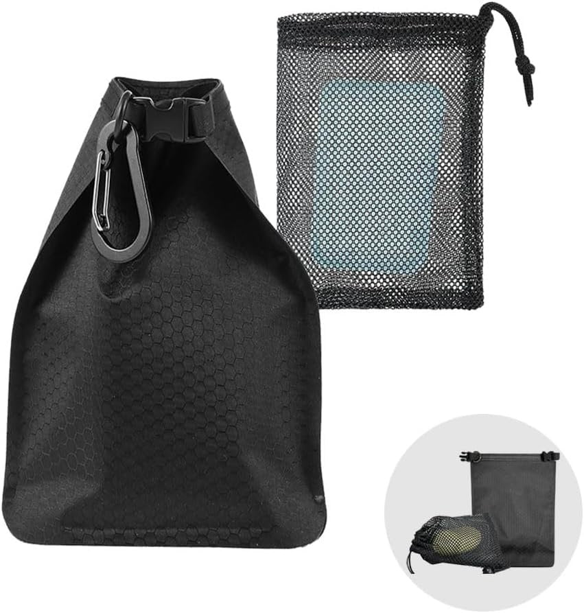 Travel Soap Bag - Waterproof, Leakproof Travel Soap Case,Quick Dry Bar Soap Pouch Travel Soap Container with Hanging Mesh Bag Shampoo Bars & Conditioner Bars, Gifts for Travel Camping Enthusiasts