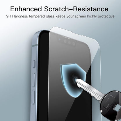 JETech Full Coverage Screen Protector for iPhone 14 Plus 6.7-Inch, 9H Tempered Glass Film Case-Friendly, HD Clear, 3-Pack