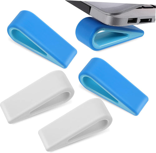DOITOOL 4pcs Notebook Computer Holder Cooling Pad Laptop Stand Riser for Comfortable Typing