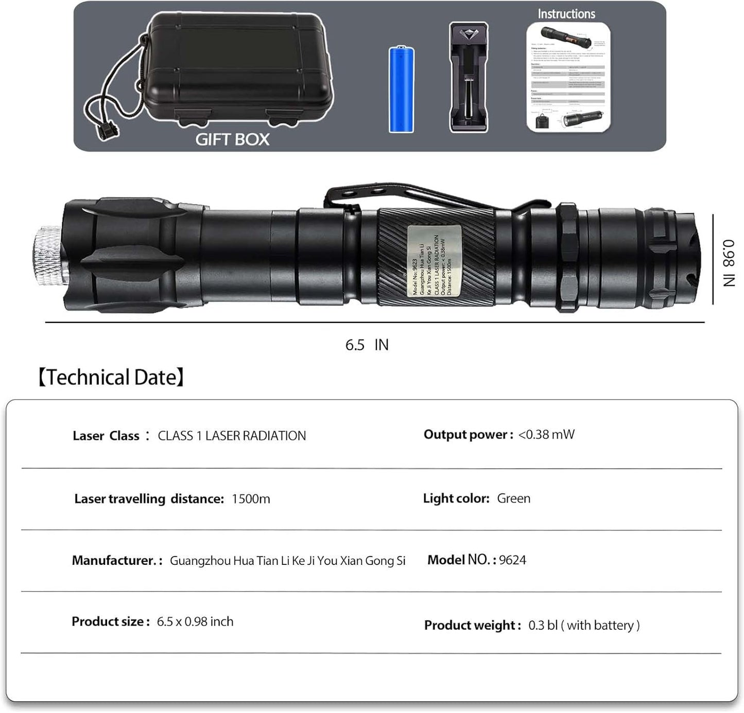 Long Range Tactical Rechargeable Bright Flashlight for Night Astronomy Outdoor Camping Hiking for Indoor Outdoor