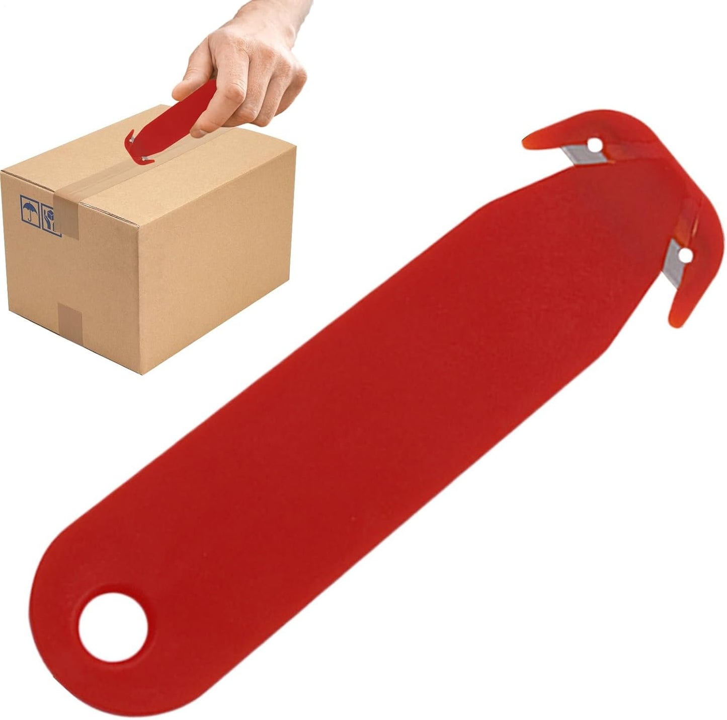 Safety Cutter Tool -Stainless Steel Package Opener Small Box Cutter Double Edge Box Opener, Cardboard Tools, Box For Cut Car Film