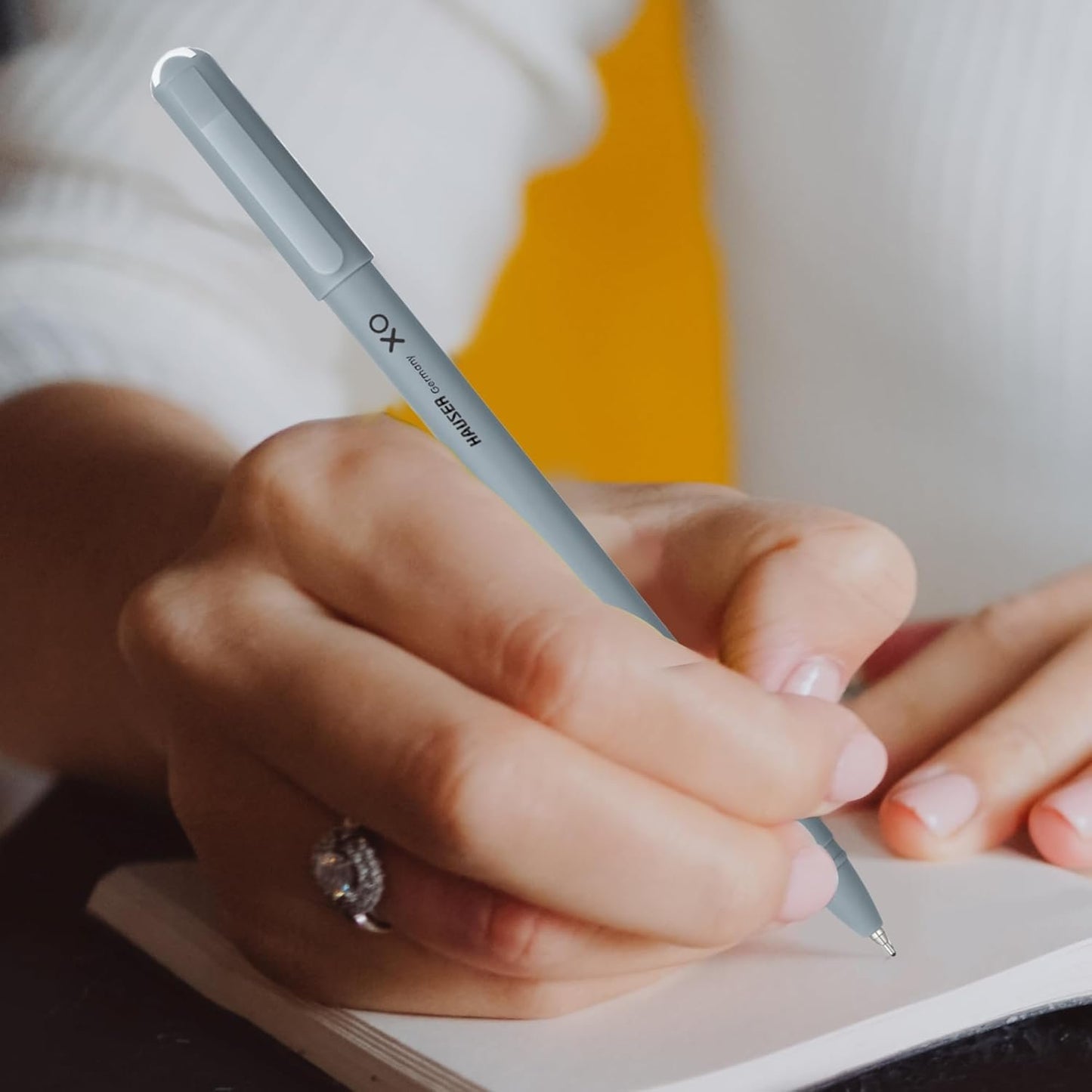 HAUSER XO Black Ballpoint Pens 50 Pc, 1.00 MM Bold Matte Pens, Back To School Supplies, Office Pens, Desk Essentials, Education Supplies & Craft Supplies.