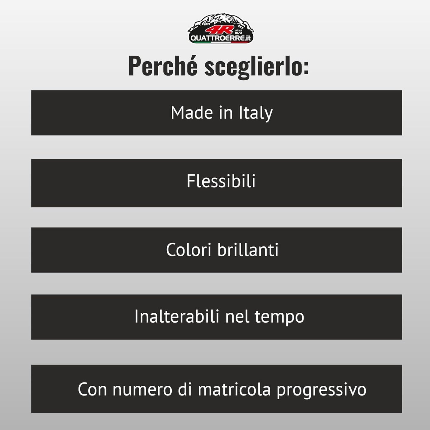 4R Quattroerre.it, Kit of 3D Emblem Stickers Ideal for Alfa Romeo Stelvio and Giulia Interior, OEM Certificated, 2 Tricolour Stickers and 3 Logo Stickers, Official Product
