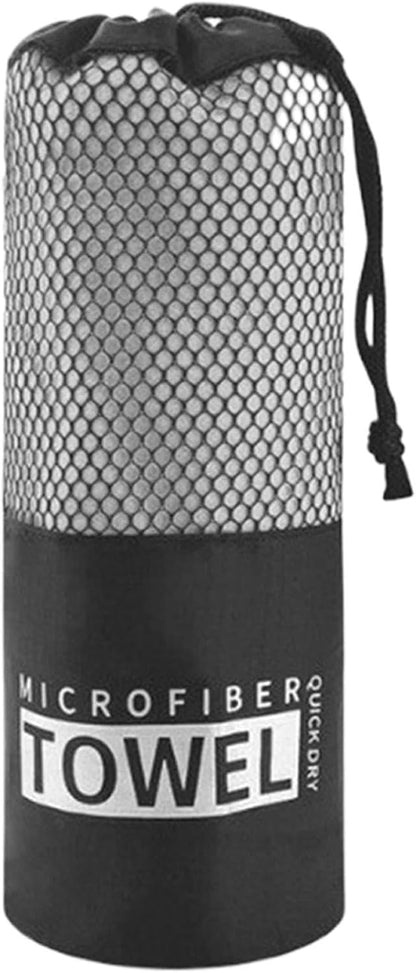 Quick Drying Beach Towel, Microfiber Sandproof Bath Towel, Ultra-Absorbent Workout Gear, Portable Fast-Dry Cloth for Fitness and Travel, 15.75x31.5 inches, Microfiber