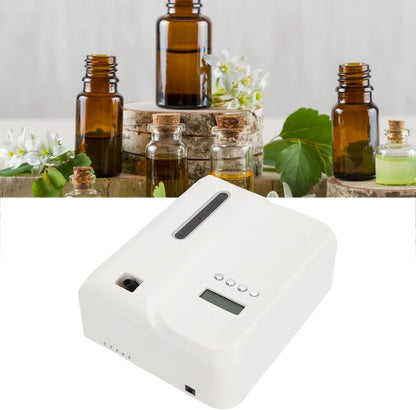 UPQRSG Smart Scent Air Machine, Bt Mobile APP Control Professional Essential Oil Diffuser, Aromatherapy Machine with Essential Oil Diffuser with Fan (EU-White)