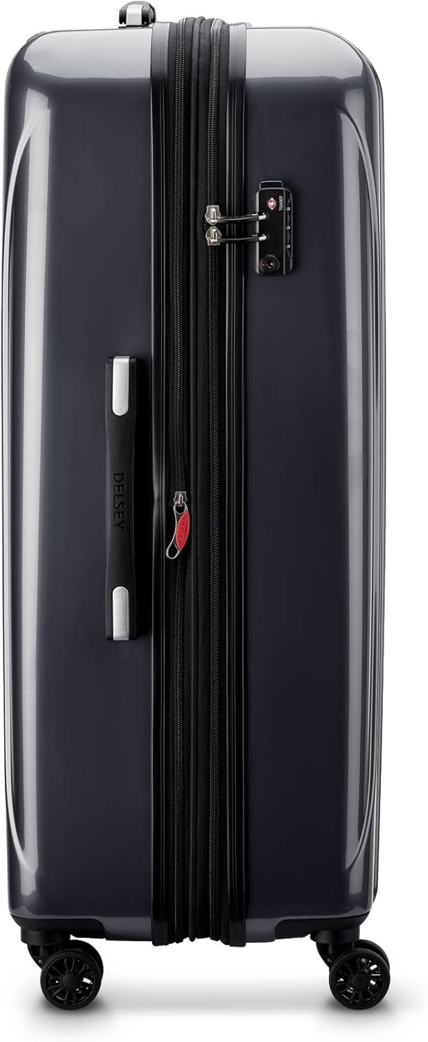 DELSEY Paris Helium Aero Hardside Expandable Luggage with Spinner Wheels, Titanium, Checked-Large 29 Inch, Helium Aero Hardside Expandable Luggage with Spinner Wheels