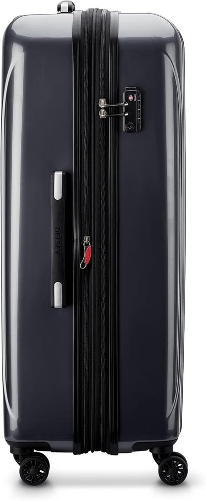 DELSEY Paris Helium Aero Hardside Expandable Luggage with Spinner Wheels, Titanium, Checked-Large 29 Inch, Helium Aero Hardside Expandable Luggage with Spinner Wheels