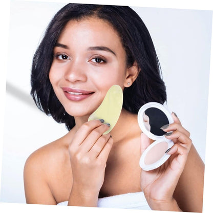 HOLIDYOYO 1Pc Jade Plate for Facial Massage Lightweight and Compact Massage Tool for Women for Tension Reduce