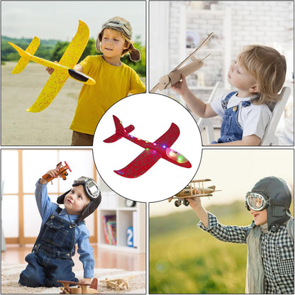 Throwing Foam Airplanes - Hand Launch Glider Planes For Children And Grown-Ups, 48cm Durable Aircraft Model For Garden Sports, Outdoor Play, Aviation Fun, Flight Toy For Picnics, Parties, Camping
