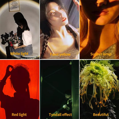 Red Tactical Flashlight Rechargeable - 1800K Warm Light for Eye Care, Photography Fill, 4 in 1 White and Yellow Light, Amber Lamp, Red Light, Night Observation