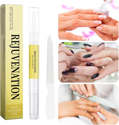 Nail Growth Oil, Nail Strengthener, 0.47 x 4.92 in Professional Cuticle Care, Fast Nail Growing, Deep Hydration, for Healthy, Strong, Faster Nail Growth, Daily Nail Care