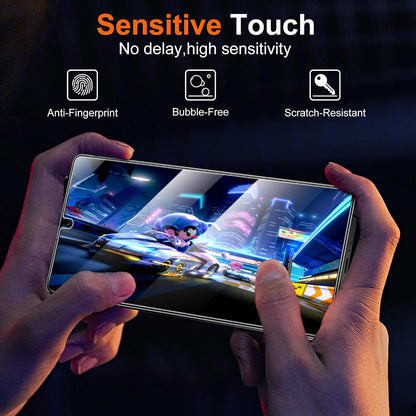 [3 Pack] UniqueMe Screen Protector Compatible for Samsung Galaxy S25 Ultra Tempered Glass HD Clear Screen Protector with Easy Installation Frame, 9H Hardness Anti Scratch Bubble Free