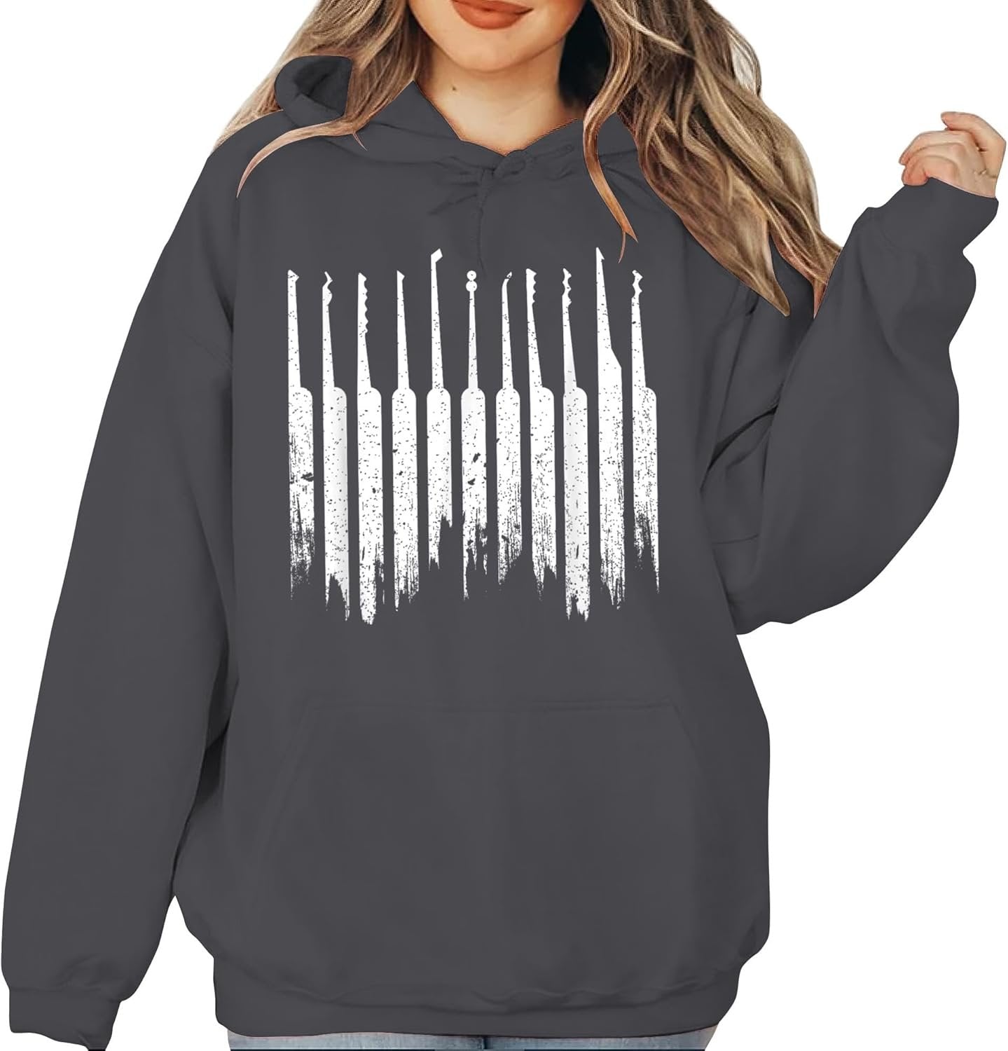 MIRABOZZI Lock Pick Tools Lock Picking Lock Picker and Locksmith Locksmithing Unisex Hoodie Gift Women Men Hoodie (Dark Heather;S)