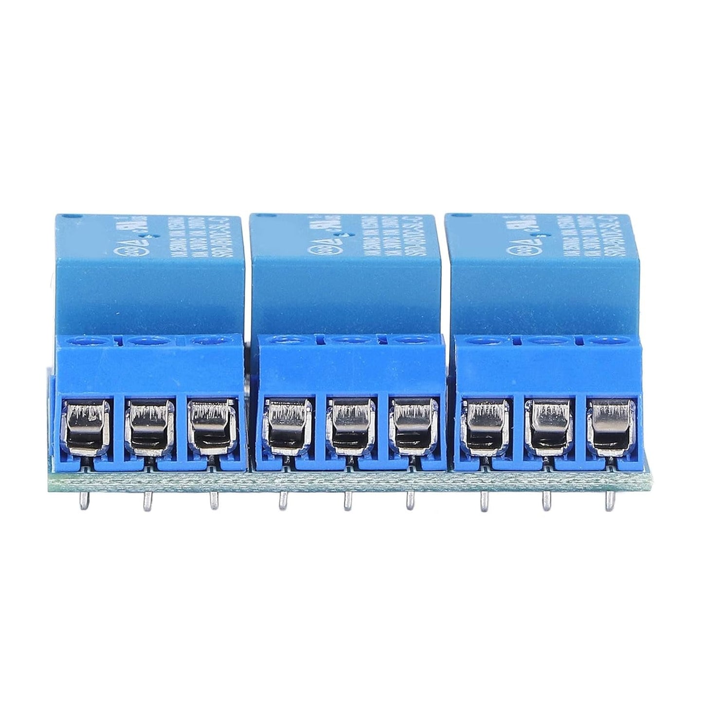 3 Channel Relay Module High Voltage Relay Board Isolated Optocoupler High Low Level Control for Home Automation (5v (3.3V Compatible))