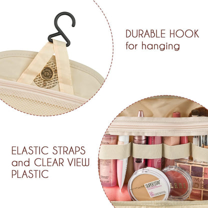 Hanging Travel Toiletry Bag Cosmetic Make up Organizer for Women and Girls,Travel Accessories,Make Up Bag Toiletries Waterproof Portable Wash Bag