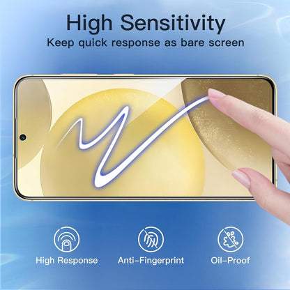 JETech Privacy Screen Protector for Samsung Galaxy S24 5G 6.2-Inch with Camera Lens Protector, NOT FOR S24 FE/S24 Plus/S24 Ultra, Anti-Spy Tempered Glass Film, Fingerprint ID Compatible, 2-Pack Each