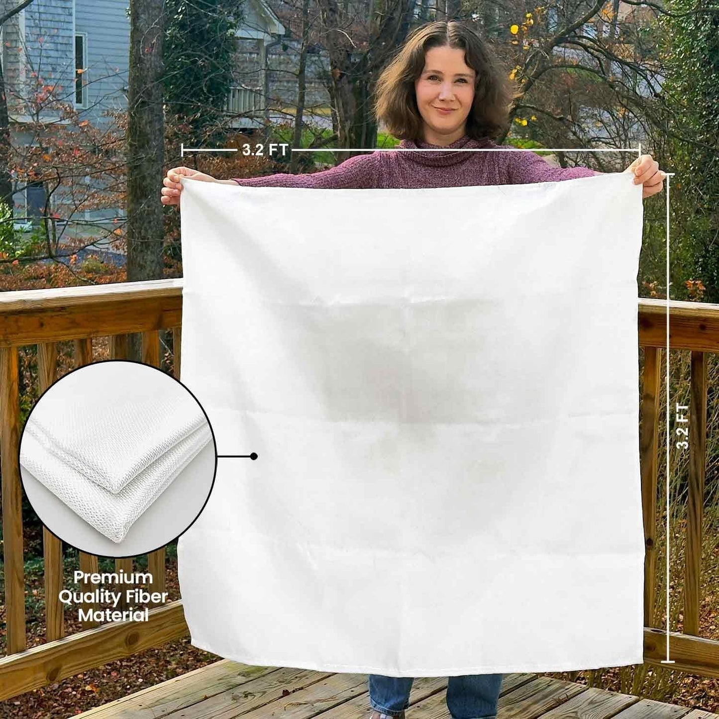 Prepared Hero Emergency Fire Blanket - 8 Pack - Fire Suppression Blanket for Kitchen, 40” x 40” Fire Blanket for Home, Fiberglass Fire Blanket