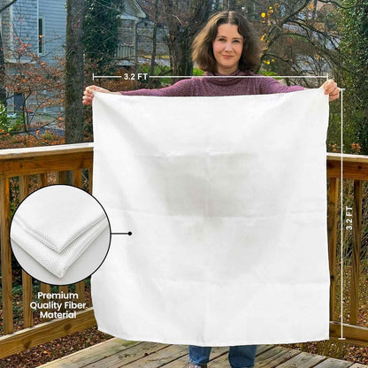 Prepared Hero Emergency Fire Blanket - 8 Pack - Fire Suppression Blanket for Kitchen, 40” x 40” Fire Blanket for Home, Fiberglass Fire Blanket